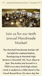 Mobile Screenshot of marshallhandmade.com
